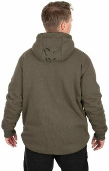 Sweatshirt Fox Sweatshirt Collection Sherpa Hoody Green/Black L - 3