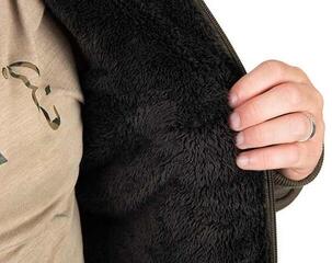 Mikina Fox Collection Sherpa Hoody Green/Black - 4