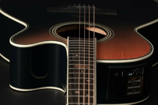 Guitare Jumbo acoustique-électrique Takamine LTD2024 Penumbra Blue - 7