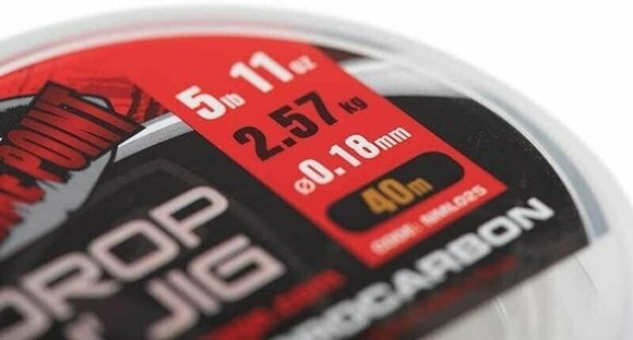 Filo Fox Rage Strike Point Drop N Jig Fluorocarbon 0,22 mm 7,79 lb 40 m - 3