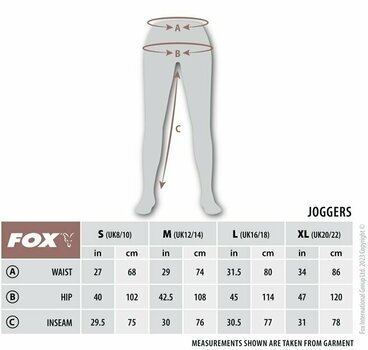 Nohavice Fox Nohavice Womens Joggers Dusty Olive Marl/Mauve Fox XL - 10