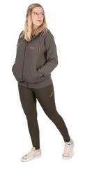 Mikina Fox Womens Zipped Hoodie Dusty Olive Marl/Mauve Fox - 1