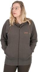 Mikina Fox Womens Zipped Hoodie Dusty Olive Marl/Mauve Fox - 2