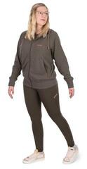 Mikina Fox Womens Zipped Hoodie Dusty Olive Marl/Mauve Fox - 3