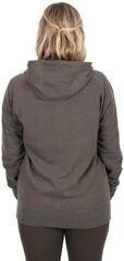 Mikina Fox Womens Zipped Hoodie Dusty Olive Marl/Mauve Fox - 5