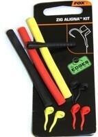Clip de pesca, pinza, mosquetón giratorio Fox Edges Zig Alignas Kit Black/Red/Yellow - 1