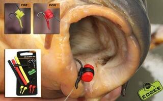 Clip de pesca, pinza, mosquetón giratorio Fox Edges Zig Alignas Kit Black/Red/Yellow - 2