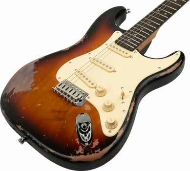 Elektriska gitarrer Henry's ST-2 Infinity Sunburst Relic - 3