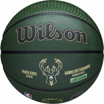 Баскетбол Wilson NBA Player Icon Outdoor Basketball Milwaukee Bucks 7 Баскетбол - 6