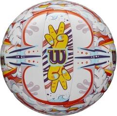 Rannavõrkpall Wilson Graffiti Peace Volleyball White/Orange - 3