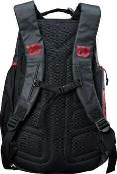 Accessoires pour jeux de balle Wilson Indoor Volleyball Backpack Black/Red Sac à dos Accessoires pour jeux de balle - 4