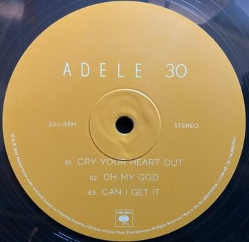Vinyl Record Adele - 30 (Limited Edition) (Clear Coloured) (2 LP) - 3