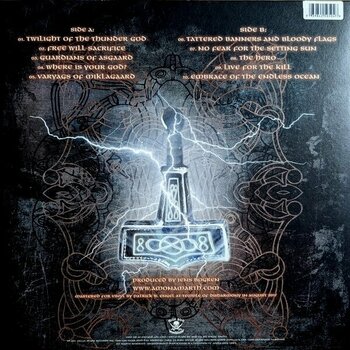 Vinyylilevy Amon Amarth - Twilight Of The Thunder God (Remastered) (Grey Blue Marbled) (LP) - 4