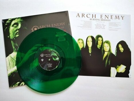 Schallplatte Arch Enemy - Burning Bridges (Reissue) (Green Transparent) (LP) - 2