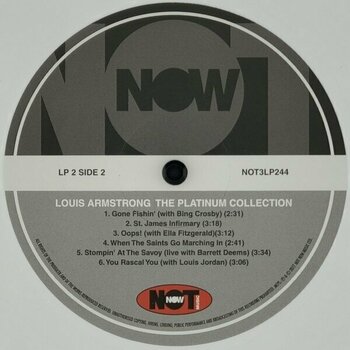 Disco de vinil Louis Armstrong - The Platinum Collection (White Coloured) (3 LP) - 5