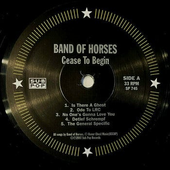 Vinyl Record Band Of Horses - Cease To Begin (LP) - 2
