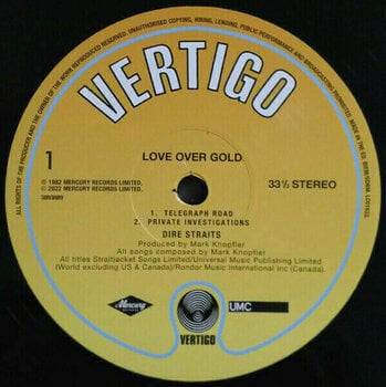 LP Dire Straits - Love Over Gold (RSD) (Limited Edition) (180g) (LP) - 2