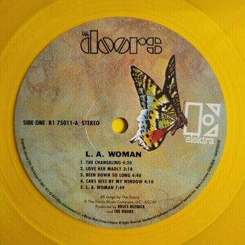 Vinyl Record The Doors - L.A. Woman (Reissue) (Yellow Coloured) (LP) - 3