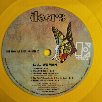 Vinyl Record The Doors - L.A. Woman (Reissue) (Yellow Coloured) (LP) - 4