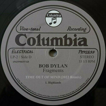 Vinyl Record Bob Dylan - Fragments (Time Out Of Mind Sessions) (1996-1997) (Reissue) (4 LP) - 5