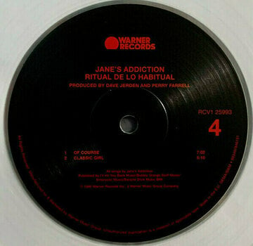Vinyl Record Jane's Addiction - Ritual De Lo Habitual (30th Anniversary) (Clear Translucent) (2 LP) - 6