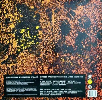 Disco de vinil King Gizzard - Murder Of The Universe (Live At Red Rocks 2022) (Clear Sparkle Coloured) (LP + Puzzle) - 6
