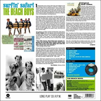 Disco de vinilo The Beach Boys - Surfin' Safari (Reissue) (180g) (LP) - 2