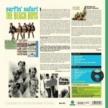 Vinyl Record The Beach Boys - Surfin' Safari (Limited Edition) (Green Coloured) (LP) - 4