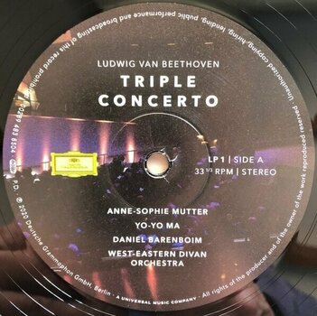 LP Ludwig van Beethoven - Anne-Sophie Mutter, Yo-Yo Ma, Daniel Barenboim - Triple Concerto & Symphony No.7 (2 LP) - 2