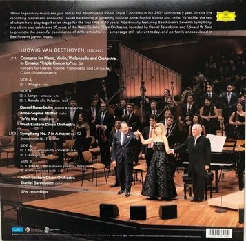 Грамофонна плоча Ludwig van Beethoven - Anne-Sophie Mutter, Yo-Yo Ma, Daniel Barenboim - Triple Concerto & Symphony No.7 (2 LP) - 8