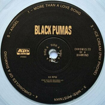 Disco de vinil Black Pumas - Chronicles Of A Diamond (US Version) (Clear Coloured) (LP) - 2