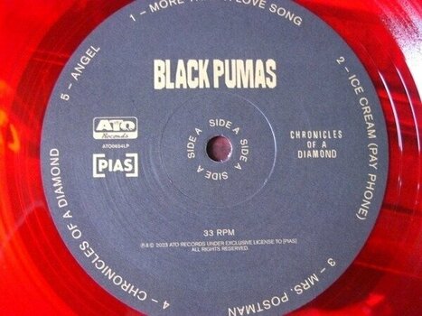 Vinyl Record Black Pumas - Chronicles Of A Diamond (Limited Edition) (Red Transparent) (LP) - 2