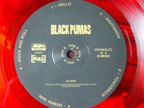 Vinyl Record Black Pumas - Chronicles Of A Diamond (Limited Edition) (Red Transparent) (LP) - 3