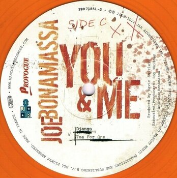 Disc de vinil Joe Bonamassa - You & Me (Orange Coloured) (180g) (2 LP) - 4