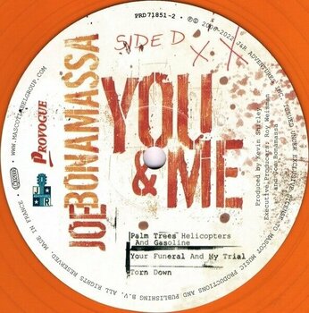Δίσκος LP Joe Bonamassa - You & Me (Orange Coloured) (180g) (2 LP) - 5