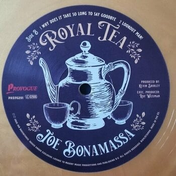 Vinyl Record Joe Bonamassa - Royal Tea (Limited Edition) (Gold Coloured) (2 LP + CD) - 4