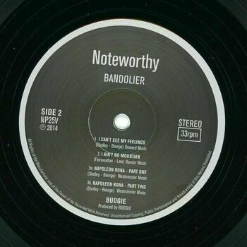 Vinyl Record Budgie - Bandolier (Reissue) (LP) - 3
