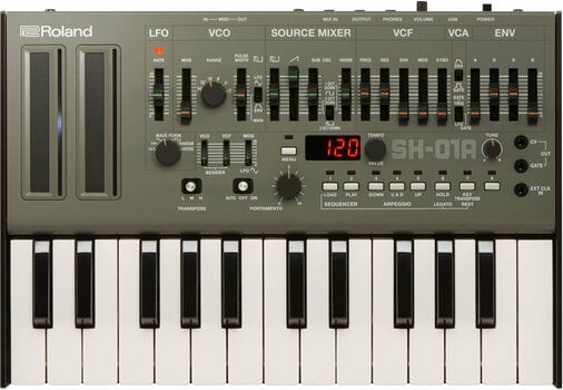 Synthesizer Roland SH-01A Anthracit - 5