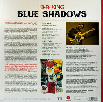 Vinylplade B.B. King - Blue Shadows - Underrated KENT Recordings (1958-1962) (Reissue) (Red Coloured) (LP) - 3