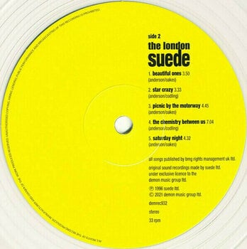 Vinyl Record Suede - Coming Up (Reissue) (Clear Coloured) (LP) - 5