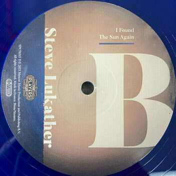Δίσκος LP Steve Lukather - I Found The Sun Again (Blue Transparent) (2 LP) - 5