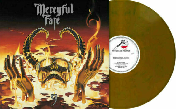 LP deska Mercyful Fate - 9 (Limited Edition) (Yellow Ochre/Blue Swirls) (LP) - 2