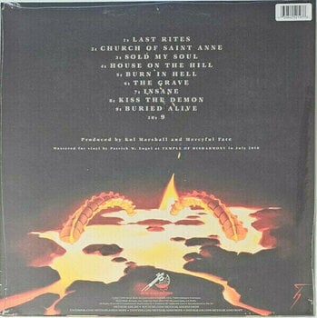 Δίσκος LP Mercyful Fate - 9 (Limited Edition) (Yellow Ochre/Blue Swirls) (LP) - 4