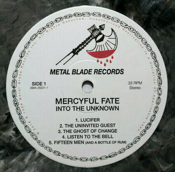 Vinyl Record Mercyful Fate - Into The Unknown (Limited Edition) (Black/White Marbled) (LP) - 3