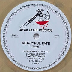 Płyta winylowa Mercyful Fate - Time (Limited Edition) (Beige Brown Marbled) (LP) - 4