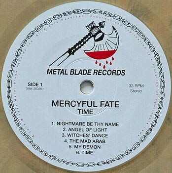 LP deska Mercyful Fate - Time (Limited Edition) (Beige Brown Marbled) (LP) - 5