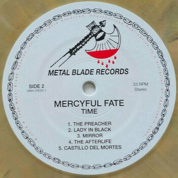 Vinyl Record Mercyful Fate - Time (Limited Edition) (Beige Brown Marbled) (LP) - 6