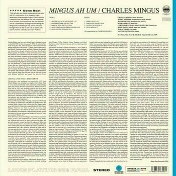 LP Charles Mingus - Mingus Ah Um (Limited Edition) (Blue Coloured) (180g) (LP) - 3
