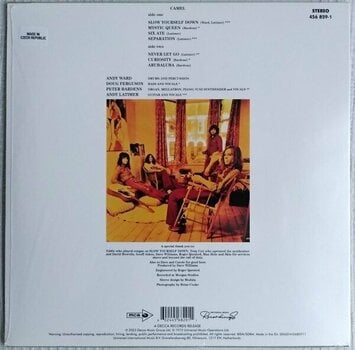 Vinyl Record Camel - Camel (50th Anniversary) (180g) (LP) - 5