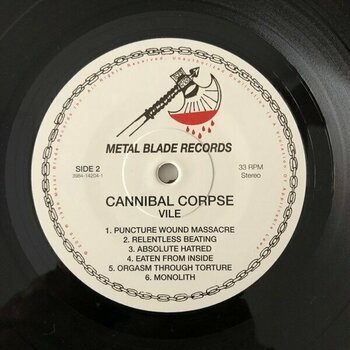 Vinyl Record Cannibal Corpse - Vile (Reissue) (180g) (LP) - 3